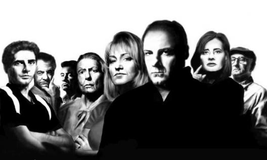 The Sopranos Family B/W