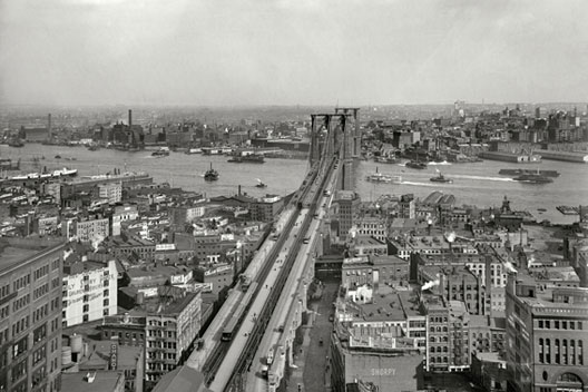 East River and Brooklyn from Manhattan, 1903 M