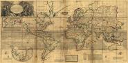 A New & Correct Map of the Whole World, 1719
