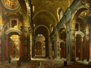The interior of St Peter´s, Rome