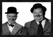Laurel & Hardy XL B/W