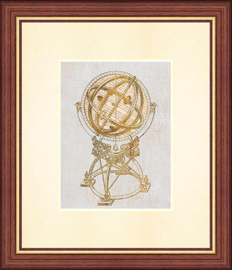 Lit. Old World Globe