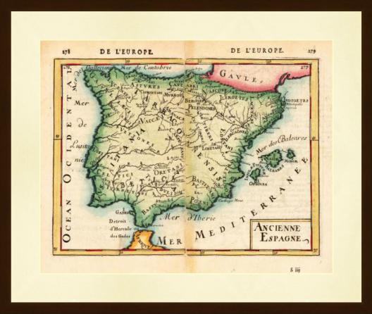 Map Ancienne Espagne II