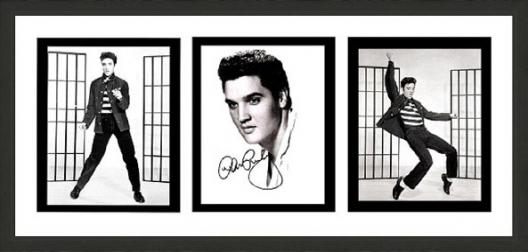 Triptych Elvis B/W