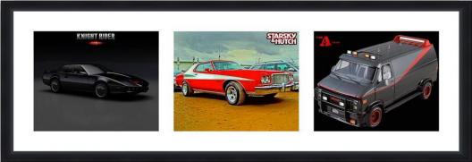 Triptych Coches de Series TV - I