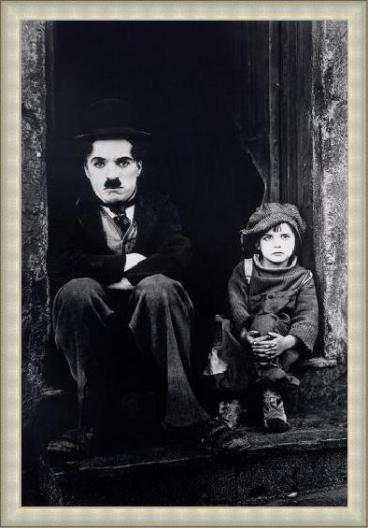 Chaplin - The Kid Grey B/W