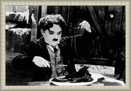 Chaplin - The Gold Rush Grey B/W