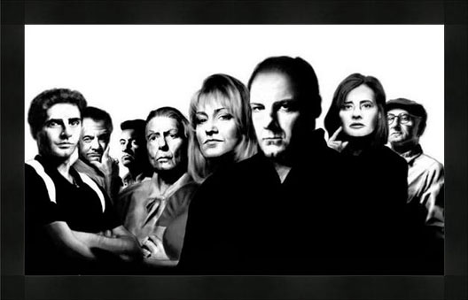 The Sopranos Family B/W