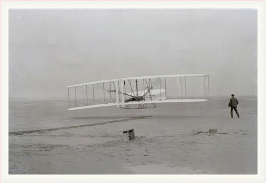 Primer Vuelo hermanos Wright, 1903 XL/B/W