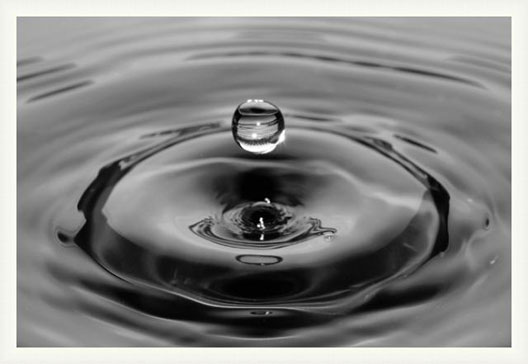 Water Drop XL / B/W