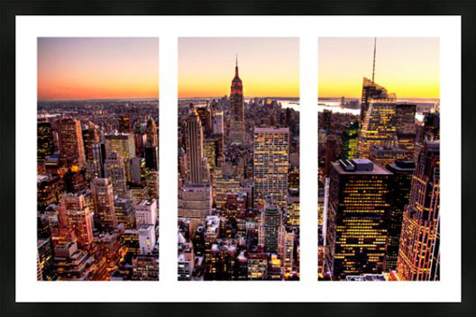 Triptych Manhattan Colors