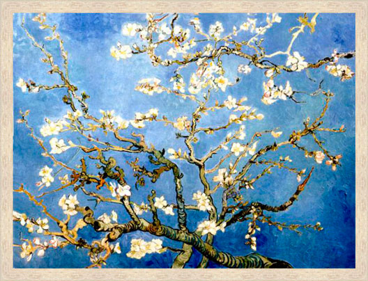 Canvas Almond Blossoms, Van Gogh, 1890