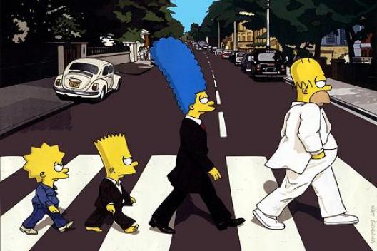 Simpsons Abbey Road