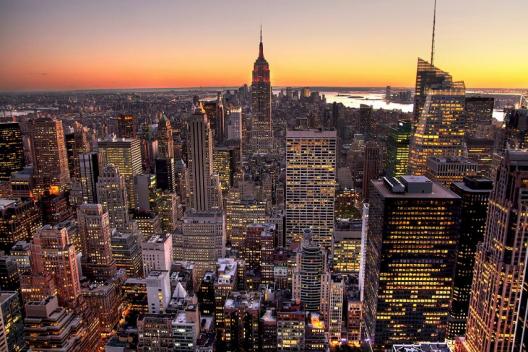 New York Atardecer