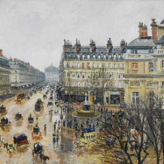 Place du Théâtre Français, Paris: Pluie S