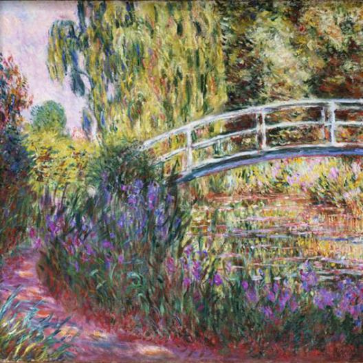 The Japanese Bridge, Pond with Water Lillies S