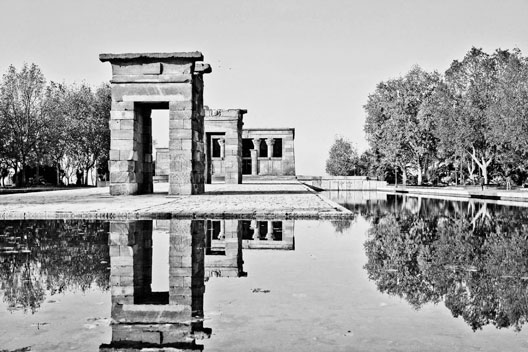 Templo de Debod B/N - Madrid M