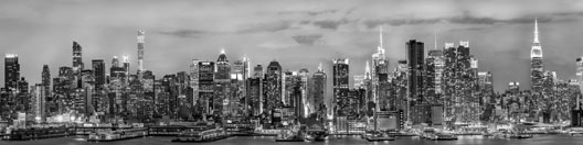 New York at Night Panoramic M