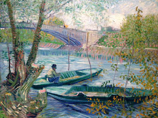 Fishing in Spring, the Pont de Clichy