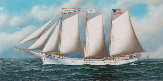 Three Masted Schooner 