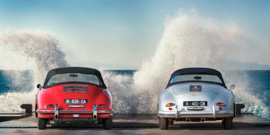 Ocean Waves Breaking on Vintage Beauties