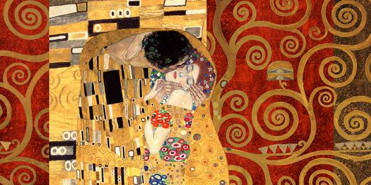 Klimt Patterns – The Kiss (Gold)