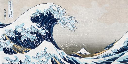 The Wave off Kanagawa (detail)