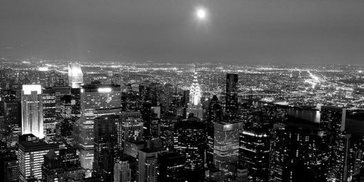 Aerial view of Manhattan, NYC