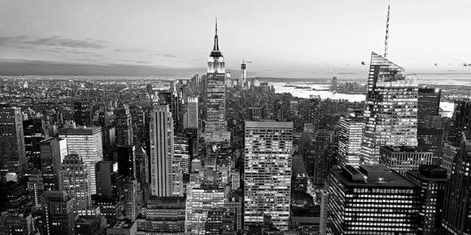 Aerial view of Manhattan, NYC