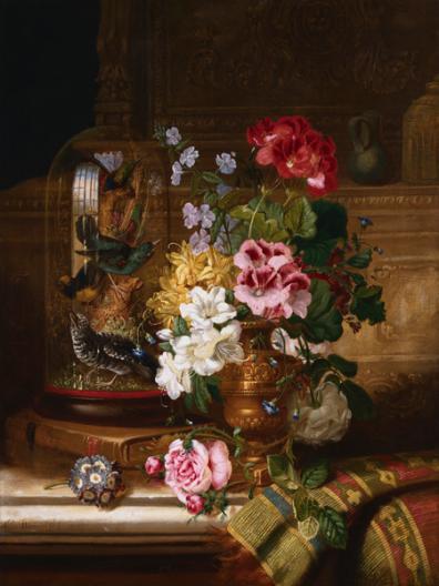 A Vase of Assorted Flowers