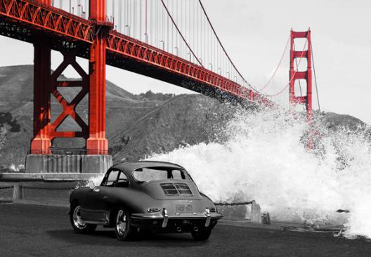 Under the Golden Gate Bridge, San Francisco (BW)