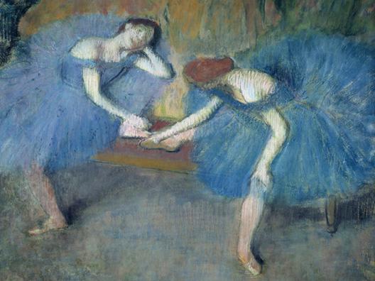 Deux danseuses au repos (detail)