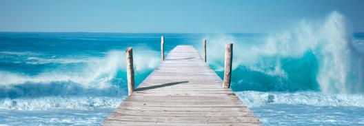 Ocean Waves on a Jetty