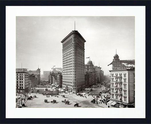 New York - Flatiron II B/W