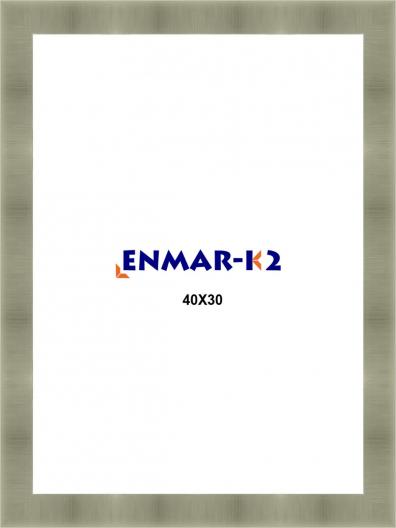 Marco estandar plata 40X30