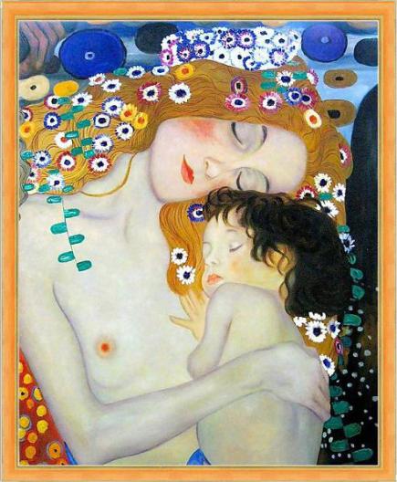 Madre e hijo (G. Klimt)
