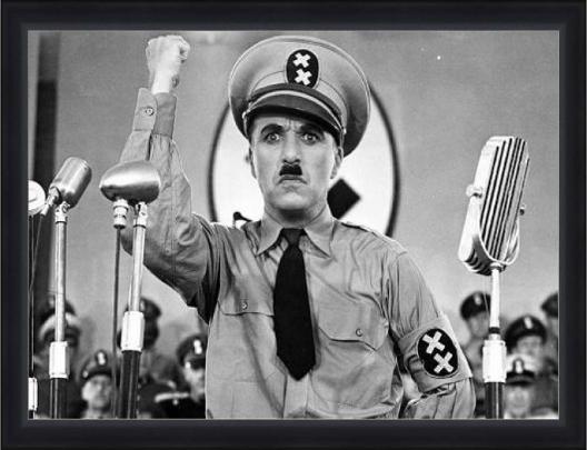Chaplin - El gran Dictador XL B/W