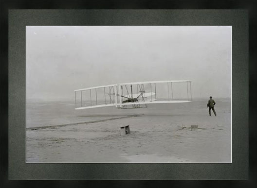 Primer Vuelo hermanos Wright, 1903 L/B/W