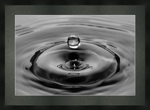 Water Drop L B/W