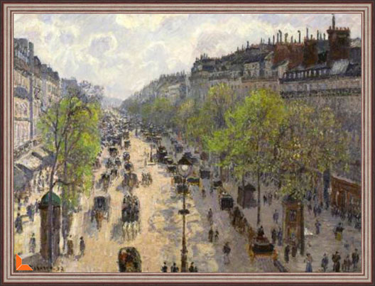 Boulevard Montmartre au Printemps L