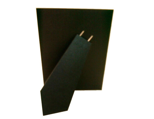 Trasera 13X18 negra con corbata regulable