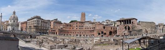 El foro de Roma panorámica