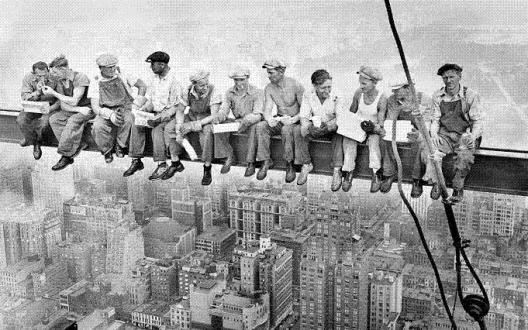 Lunch Atop a Skyscraper - Men at Lunch