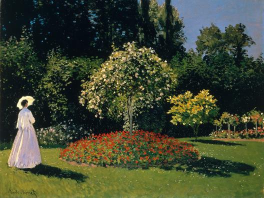 Young Woman in a Garden M