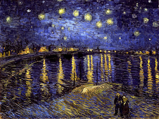 Noche estrellada sobre el Ródano, 1888 L