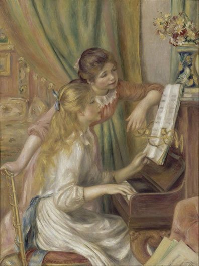 Young Girls at the Piano XL