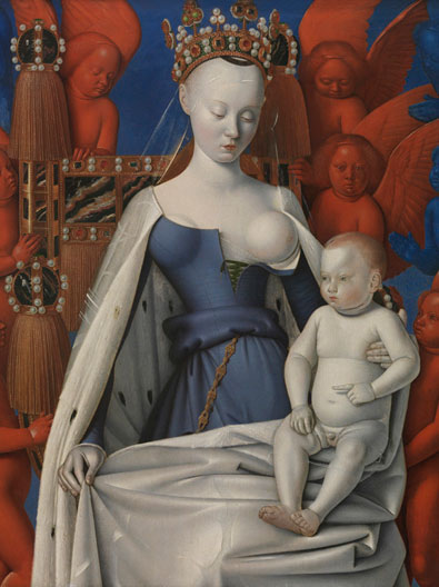 La Virgen con el Niño y Ángeles M