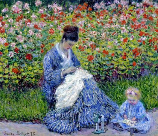 Madame Monet and Child XL