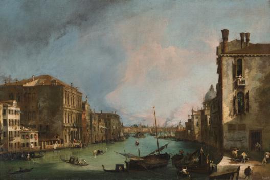 The Grand Canal with the Palazzo Corner M