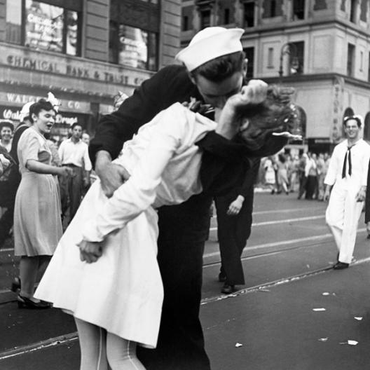 Kissing the War Goodbye in Times Square, 1945